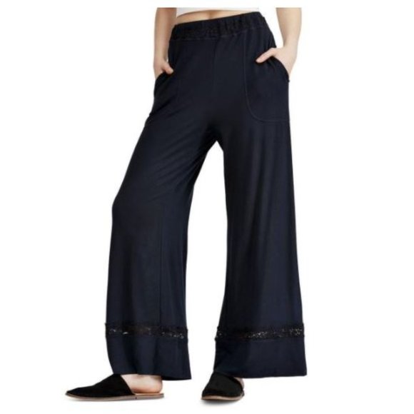 Free People Maddie Sleep Pants Black XS NWT! $88